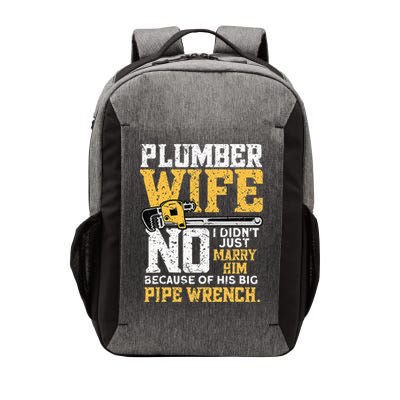 Funny Design For Plumber Wife - Plumbing Pipefitters Plumber Vector Backpack