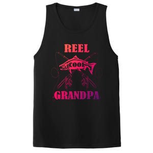 Fathers Day Funny Grandpa Fishing Reel Cool Pops Dad Joke Gift PosiCharge Competitor Tank