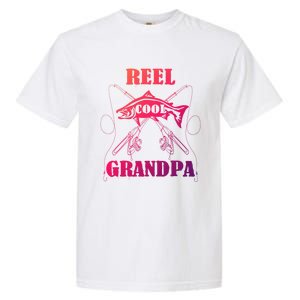 Fathers Day Funny Grandpa Fishing Reel Cool Pops Dad Joke Gift Garment-Dyed Heavyweight T-Shirt