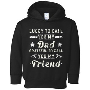 Fathers Day From Daughter For Dad Father's Day Toddler Hoodie