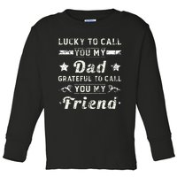 Fathers Day From Daughter For Dad Father's Day Toddler Long Sleeve Shirt