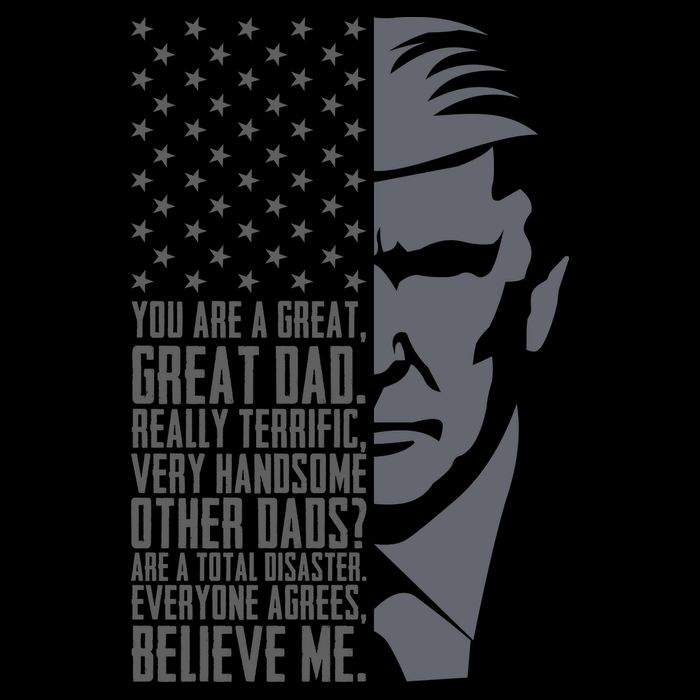 Fathers Day Funny Dad Shirts Great Dad Donald Trump Father's Day Gift Tee Bag