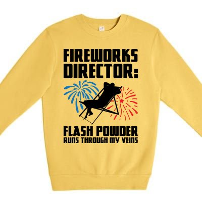 Fireworks Director Fireworks Director Gift Premium Crewneck Sweatshirt