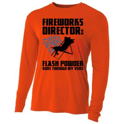 Fireworks Director Fireworks Director Gift Cooling Performance Long Sleeve Crew