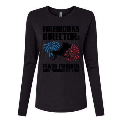 Fireworks Director Fireworks Director Gift Womens Cotton Relaxed Long Sleeve T-Shirt