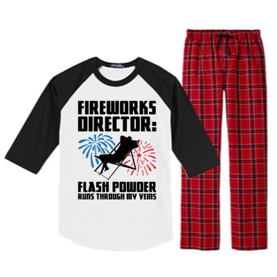 Fireworks Director Fireworks Director Gift Raglan Sleeve Pajama Set