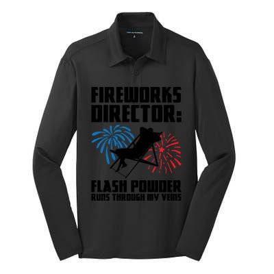 Fireworks Director Fireworks Director Gift Silk Touch Performance Long Sleeve Polo