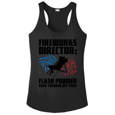 Fireworks Director Fireworks Director Gift Ladies PosiCharge Competitor Racerback Tank