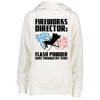 Fireworks Director Fireworks Director Gift Womens Funnel Neck Pullover Hood