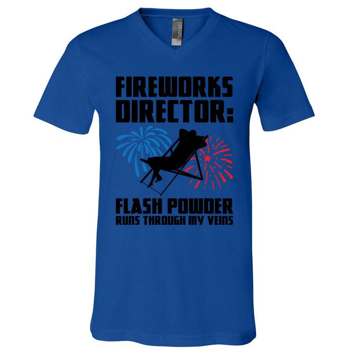 Fireworks Director Fireworks Director Gift V-Neck T-Shirt