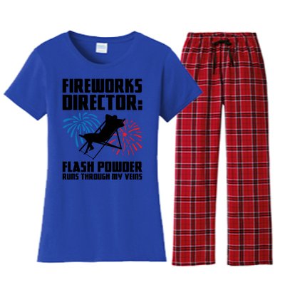 Fireworks Director Fireworks Director Gift Women's Flannel Pajama Set