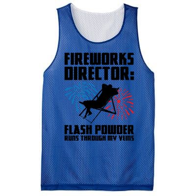 Fireworks Director Fireworks Director Gift Mesh Reversible Basketball Jersey Tank