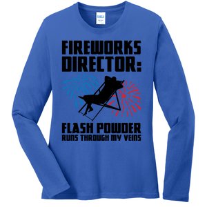 Fireworks Director Fireworks Director Gift Ladies Long Sleeve Shirt