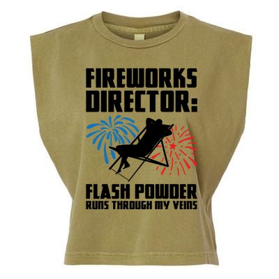 Fireworks Director Fireworks Director Gift Garment-Dyed Women's Muscle Tee