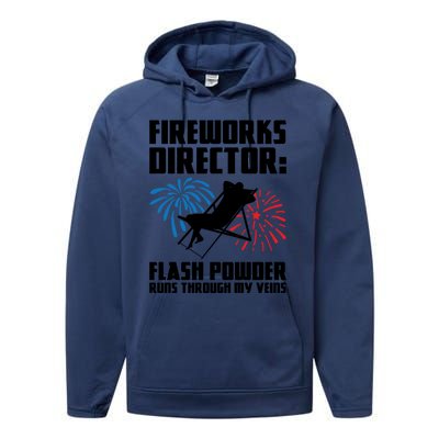 Fireworks Director Fireworks Director Gift Performance Fleece Hoodie