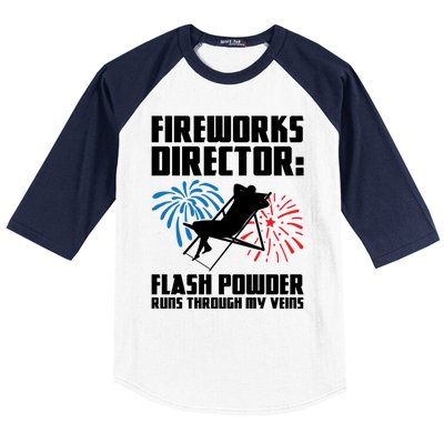 Fireworks Director Fireworks Director Gift Baseball Sleeve Shirt