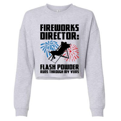 Fireworks Director Fireworks Director Gift Cropped Pullover Crew