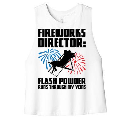 Fireworks Director Fireworks Director Gift Women's Racerback Cropped Tank