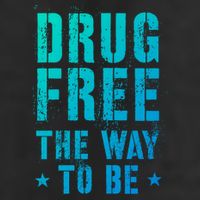 Funny Drug Free The Way To Be Clean Na Inspirational Funny Gift Adult Drive Performance Visor