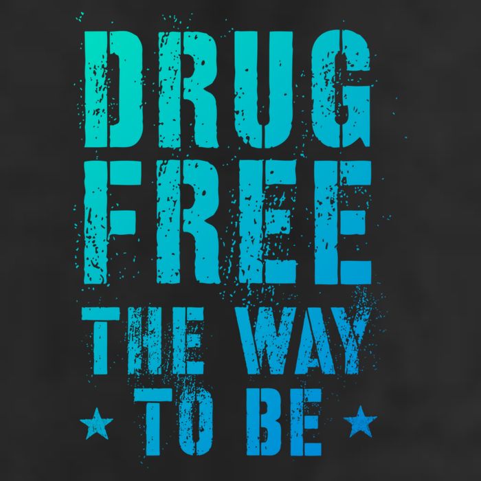 Funny Drug Free The Way To Be Clean Na Inspirational Funny Gift Adult Drive Performance Visor