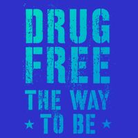 Funny Drug Free The Way To Be Clean Na Inspirational Funny Gift Womens T-Shirt
