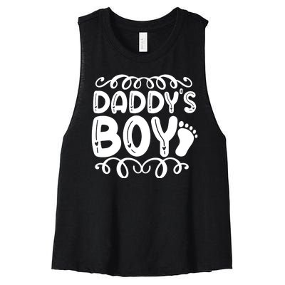 Fathers Day Women's Racerback Cropped Tank