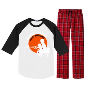 Father's Day Fishing Gift Dad Birthday Fish Family Camping Cool Gift Raglan Sleeve Pajama Set