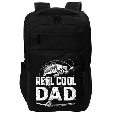 Fathers Day Funny Fisherman Reel Cool Dad Fishing Lover Impact Tech Backpack