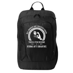 Forklift Driver For Women Forklift Driver City Backpack