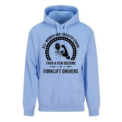 Forklift Driver For Women Forklift Driver Unisex Surf Hoodie