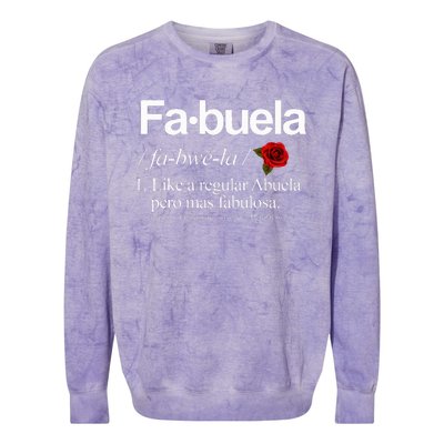 Fabuela Definiton Colorblast Crewneck Sweatshirt