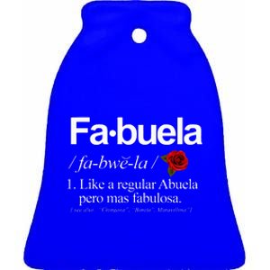 Fabuela Definiton Ceramic Bell Ornament