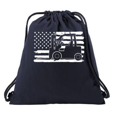 Forklift Driver Funny Drawstring Bag