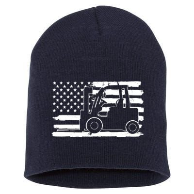 Forklift Driver Funny Short Acrylic Beanie