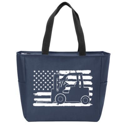 Forklift Driver Funny Zip Tote Bag