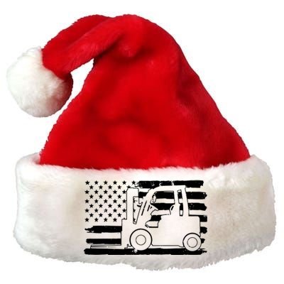 Forklift Driver Funny Premium Christmas Santa Hat