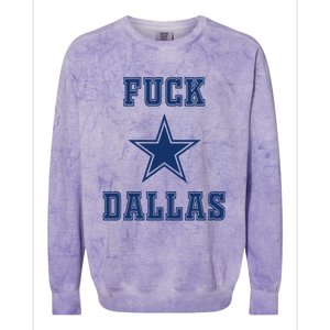 Fuck Dallas Colorblast Crewneck Sweatshirt