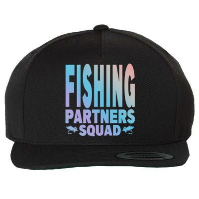 Fishing Dad Funny Gift Of Son Daughter Family Team Fishing Squad Great Gift Wool Snapback Cap