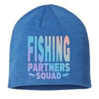 Fishing Dad Funny Gift Of Son Daughter Family Team Fishing Squad Great Gift Sustainable Beanie