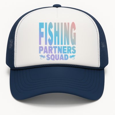 Fishing Dad Funny Gift Of Son Daughter Family Team Fishing Squad Great Gift Trucker Hat