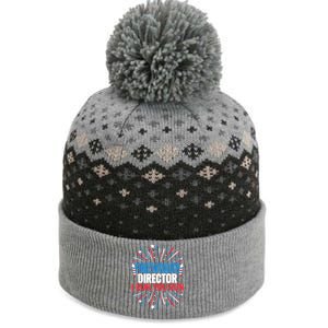 Fireworks Director Funny 4th Of July Firework Director Gift The Baniff Cuffed Pom Beanie