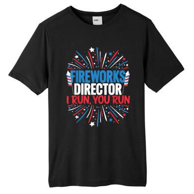 Fireworks Director Funny 4th Of July Firework Director Gift Tall Fusion ChromaSoft Performance T-Shirt