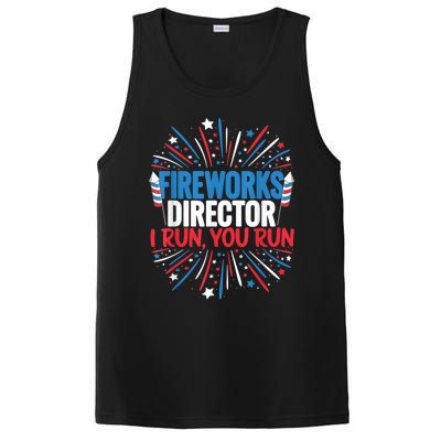 Fireworks Director Funny 4th Of July Firework Director Gift PosiCharge Competitor Tank