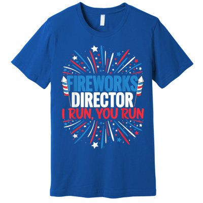 Fireworks Director Funny 4th Of July Firework Director Gift Premium T-Shirt