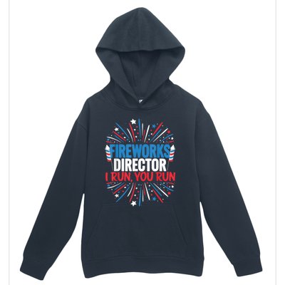 Fireworks Director Funny 4th Of July Firework Director Gift Urban Pullover Hoodie