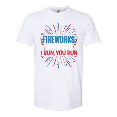 Fireworks Director Funny 4th Of July Firework Director Gift Softstyle CVC T-Shirt