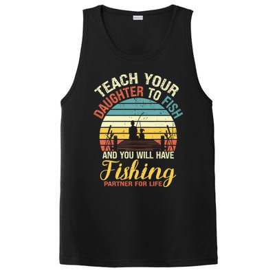 Father Daughter Fishing Dad Gift PosiCharge Competitor Tank