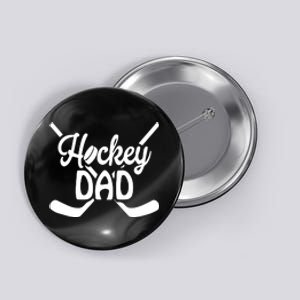 Father's Day Funny Hockey Dad Gift Hockey Dad Button