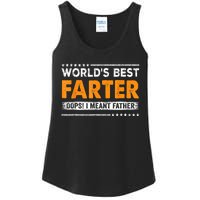 Fathers Day Funny Worlds Best Farter I Mean Father Ladies Essential Tank