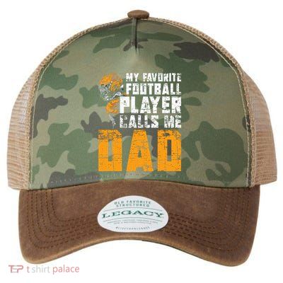 Fathers Day Football Player Dad American Sport Football Legacy Tie Dye Trucker Hat